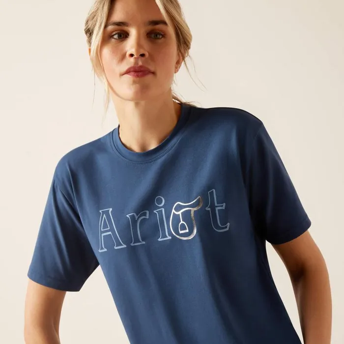 Women TShirts and Tops Ariat BF TShirt Dark Denim Women TShirts and Tops Ariat BF TShirt Dark Denim