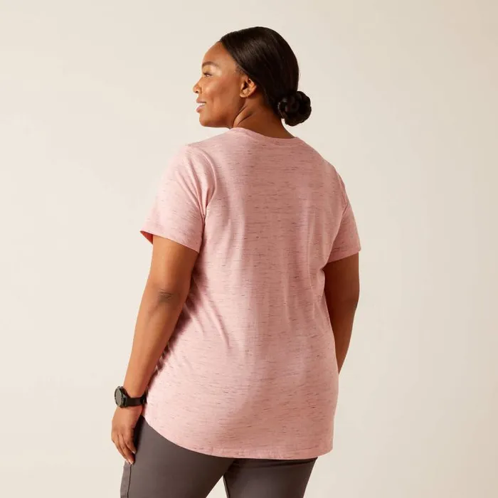 Women TShirts and Tops Ariat Rebar Cotton Strong Space Dyed TShirt Mauveglow Space Dye Women TShirts and Tops Ariat Rebar Cotton Strong Space Dyed TShirt Mauveglow Space Dye