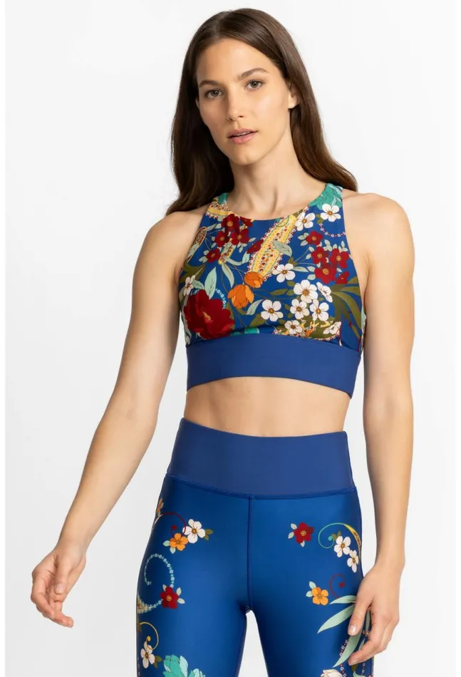 Women Teebee High Neck Cutout Sports Bra Teebee Johnny Was Active