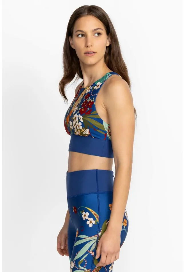 Women Teebee High Neck Cutout Sports Bra Teebee Johnny Was Active