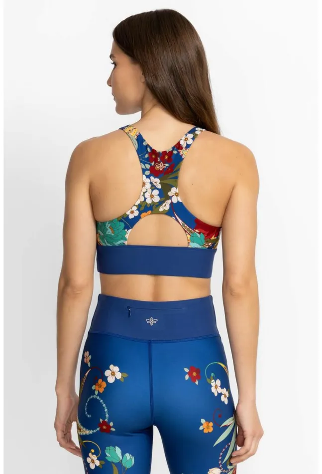 Women Teebee High Neck Cutout Sports Bra Teebee Johnny Was Active