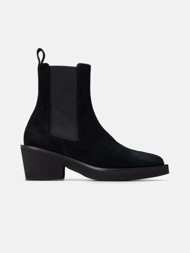 Women TEGAN Suede Black Clergerie Ankle Boots