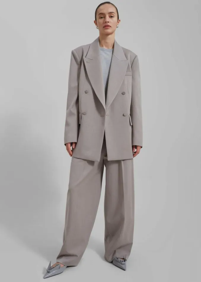 Women The Frankie Shop Adair Trousers 8211 Grey Grey