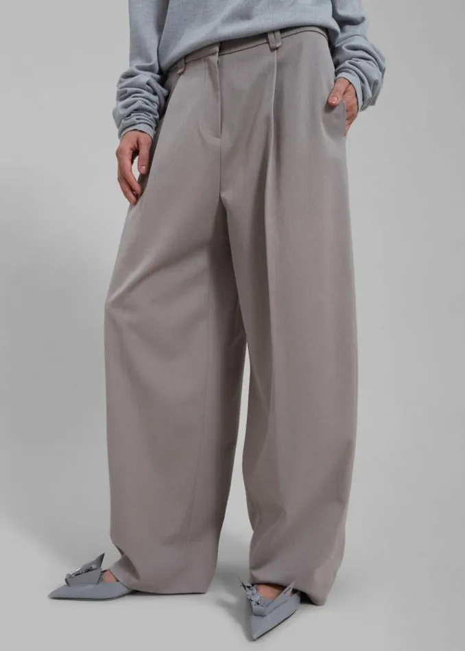 Women The Frankie Shop Adair Trousers 8211 Grey Grey
