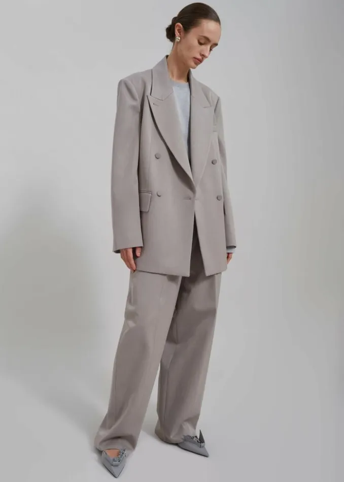 Women The Frankie Shop Adair Trousers 8211 Grey Grey