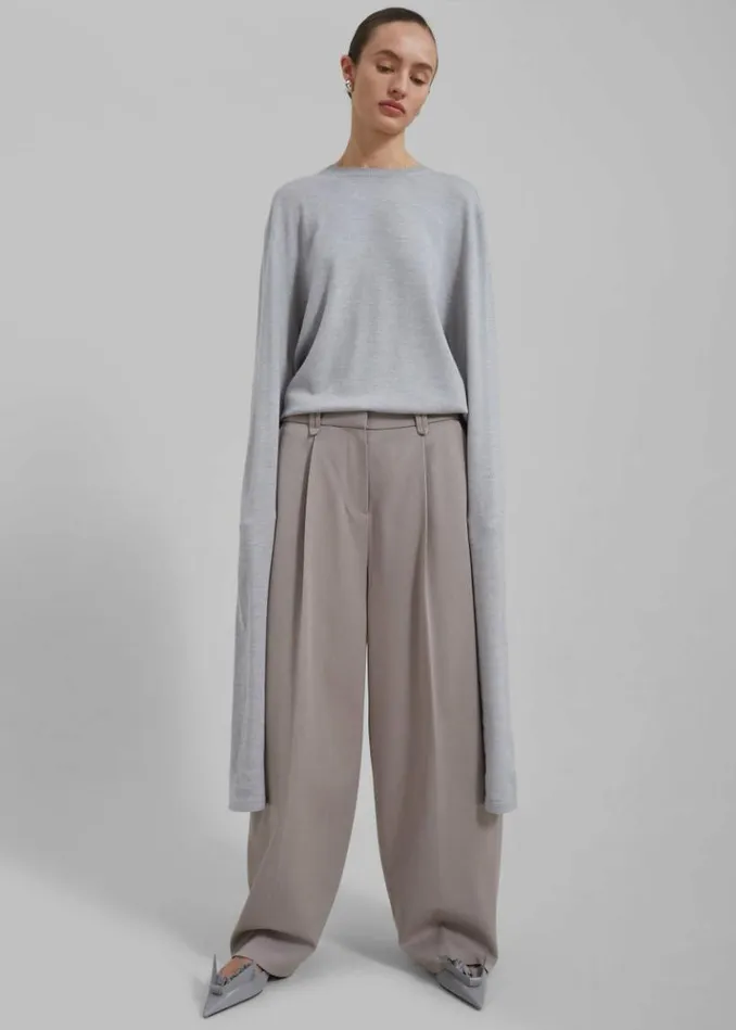 Women The Frankie Shop Adair Trousers 8211 Grey Grey