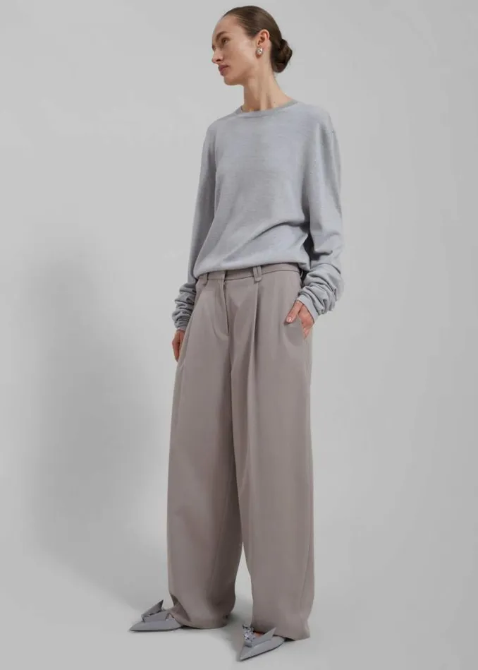 Women The Frankie Shop Adair Trousers 8211 Grey Grey