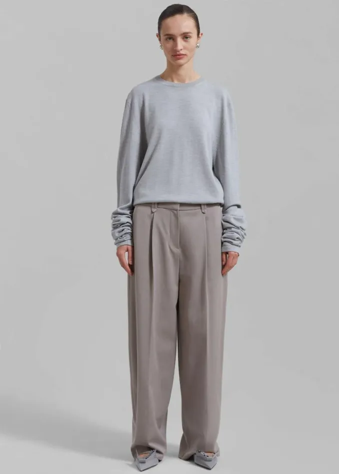 Women The Frankie Shop Adair Trousers 8211 Grey Grey