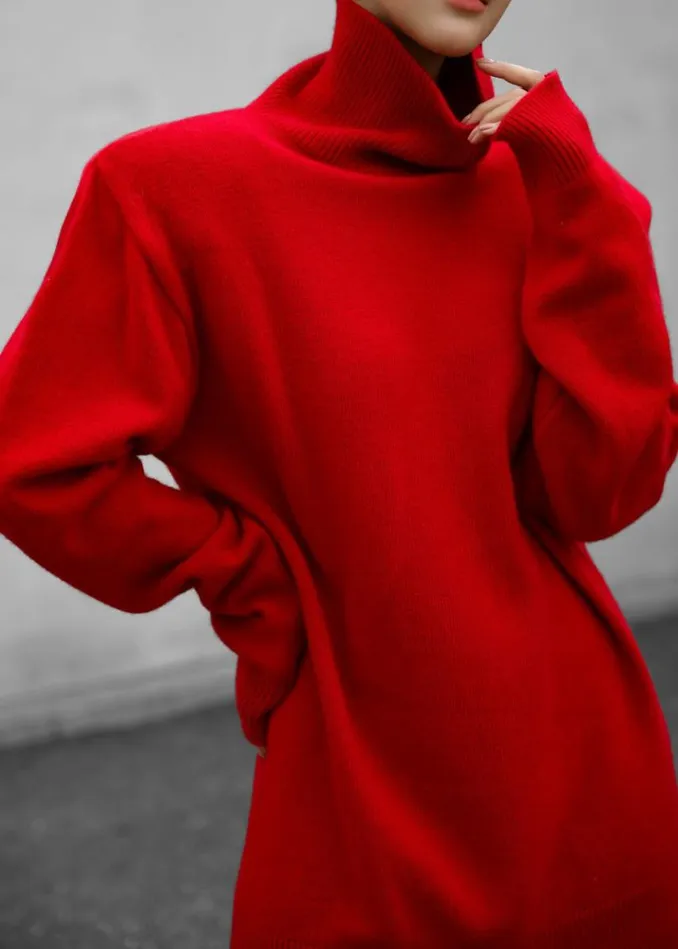 Women The Frankie Shop Emilia Mini Padded Sweater Dress 8211 Red Red