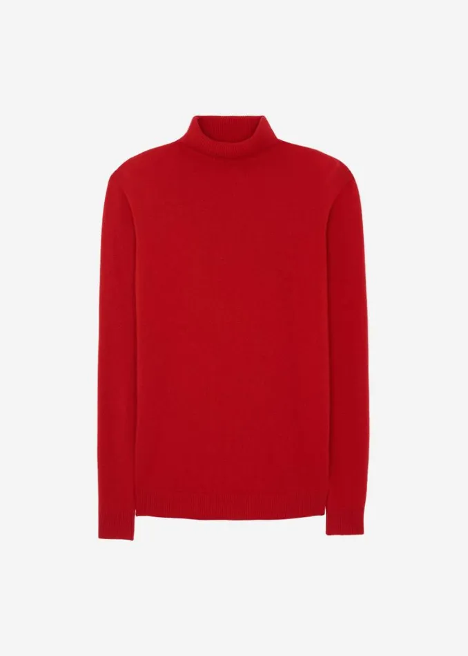 Women The Frankie Shop Emilia Mini Padded Sweater Dress 8211 Red Red