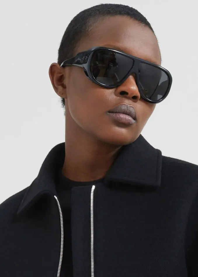 Women The Frankie Shop Kerrigan Wool Jacket 8211 Black Black