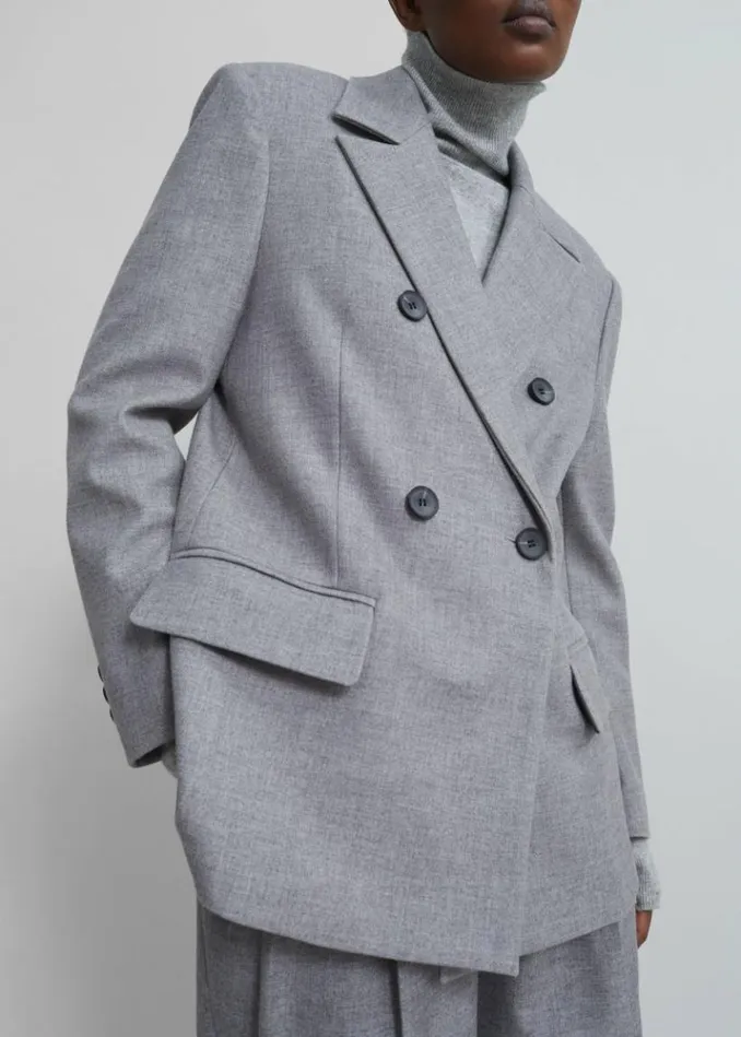 Women The Frankie Shop Lilah Blazer 8211 Grey Grey