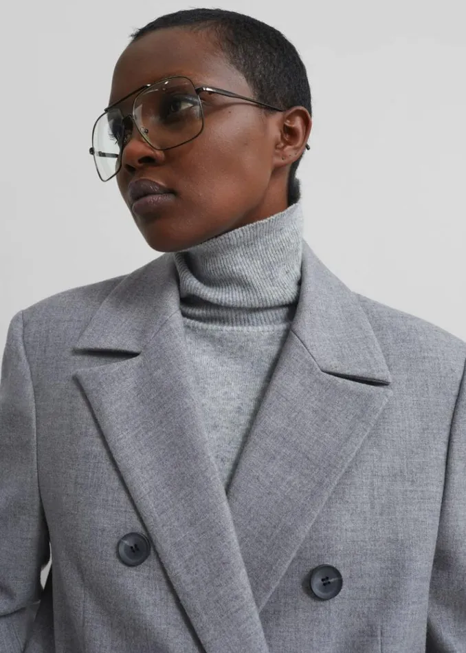 Women The Frankie Shop Lilah Blazer 8211 Grey Grey