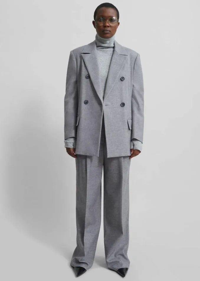 Women The Frankie Shop Lilah Blazer 8211 Grey Grey