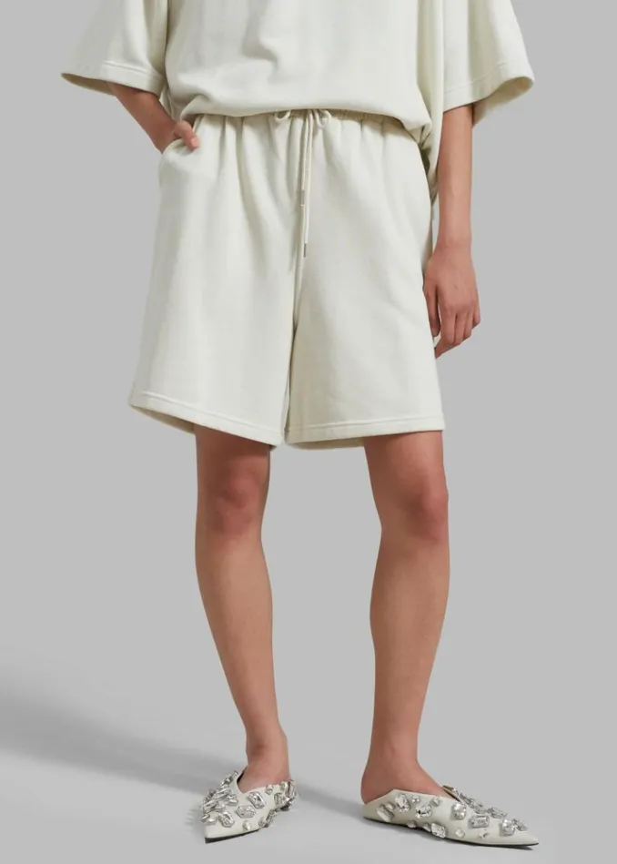 Women The Frankie Shop Newton Sweatshorts 8211 Beige Beige