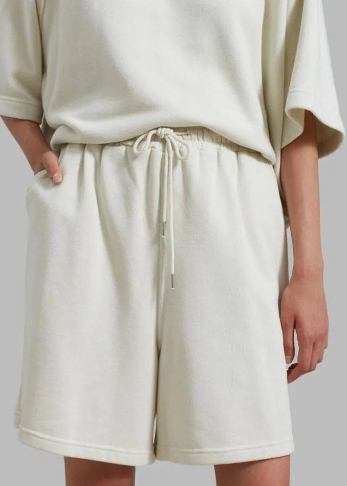 Women The Frankie Shop Newton Sweatshorts 8211 Beige Beige
