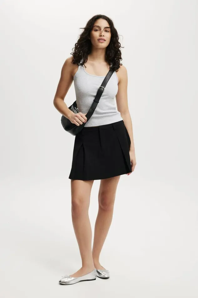 Women Tops Cotton On Byron Scoop Tank Grey Marle