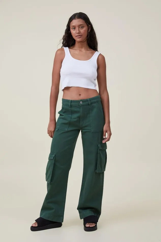 Women Tops Cotton On The One Organic Rib Crop Tank White Women Tops Cotton On The One Organic Rib Crop Tank White