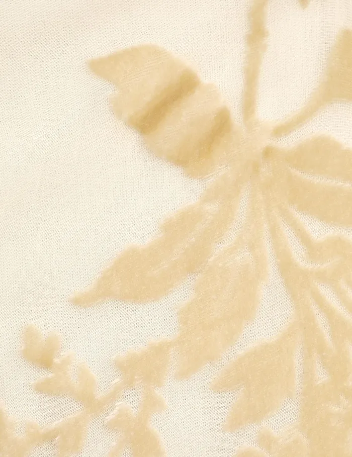 Women Tops Zimmermann Burnout Blouse Cream