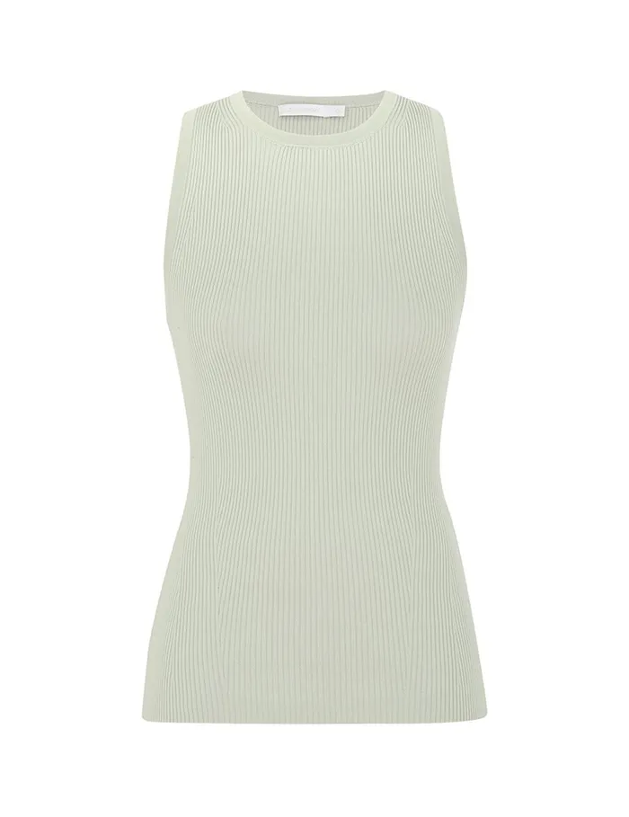 Women Tops Zimmermann Tallow Knit Racer Tank Mint