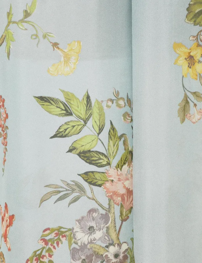 Women Tops Zimmermann Waverly Relaxed Shirt Blue Floral