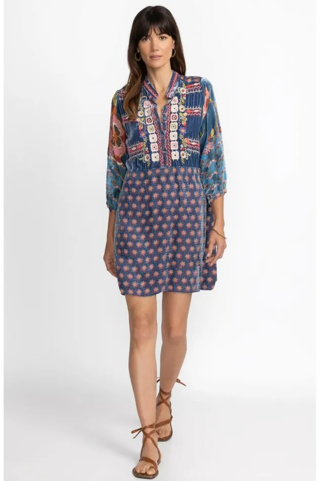 Women Vember Burnout Gweneth Dress Multi Johnny Was Dresses