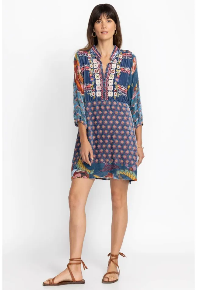 Women Vember Burnout Gweneth Dress Multi Johnny Was Dresses
