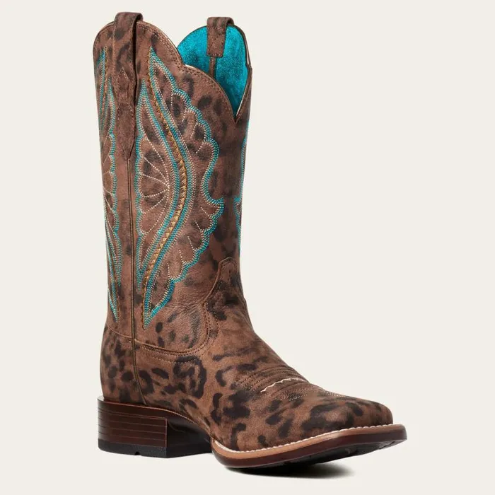 Women Western Boots Ariat PrimeTime Western Boot Faded Leopard Women Western Boots Ariat PrimeTime Western Boot Faded Leopard