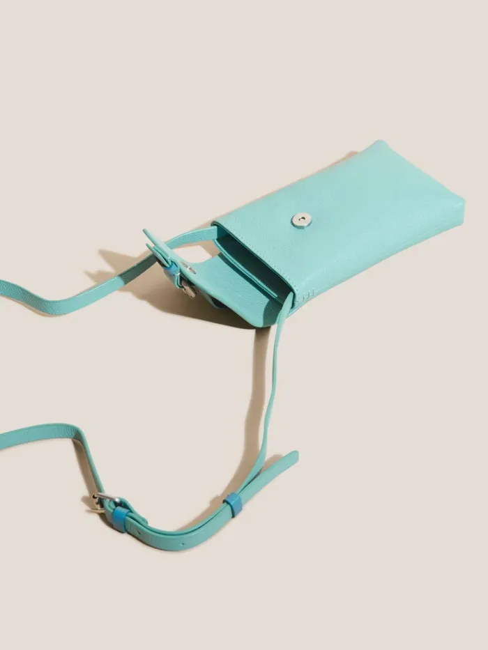 Women White Stuff Bags And Purses Clara Buckle Phone Bag Duck Egg Blue Women White Stuff Bags And Purses Clara Buckle Phone Bag Duck Egg Blue
