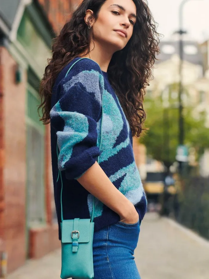 Women White Stuff Bags And Purses Clara Buckle Phone Bag Duck Egg Blue Women White Stuff Bags And Purses Clara Buckle Phone Bag Duck Egg Blue