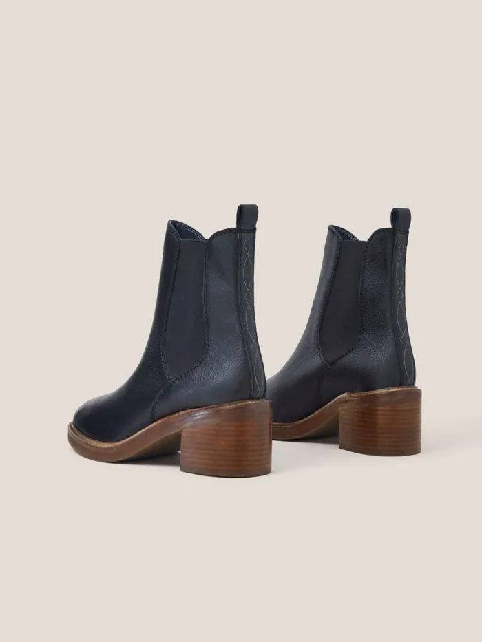 Women White Stuff BOOTS 15 OFF Connie Leather Chelsea Boot Pure Black Women White Stuff BOOTS 15 OFF Connie Leather Chelsea Boot Pure Black