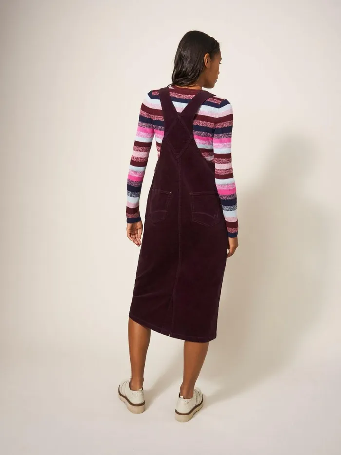 Women White Stuff Dresses Emmie Organic Cord Pinny Dk Plum Women White Stuff Dresses Emmie Organic Cord Pinny Dk Plum