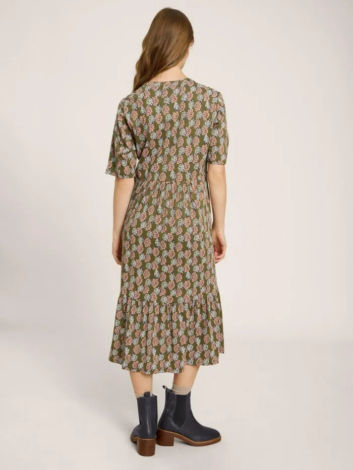 Women White Stuff Dresses Naya Soft Jersey Dress Chartreuse Print Women White Stuff Dresses Naya Soft Jersey Dress Chartreuse Print