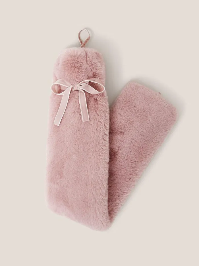 Women White Stuff Pyjamas And Nightwear Long Hot Water Bottle Dusty Pink