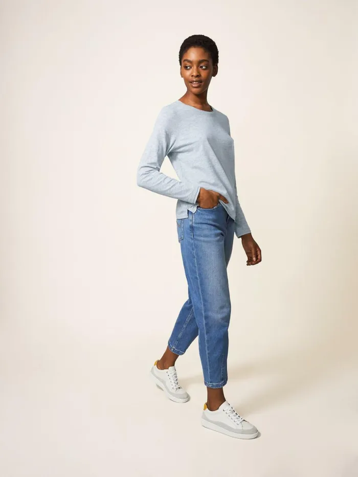 Women White Stuff Tops And Tshirts ANNABEL LS TEE Grey Marl Women White Stuff Tops And Tshirts ANNABEL LS TEE Grey Marl