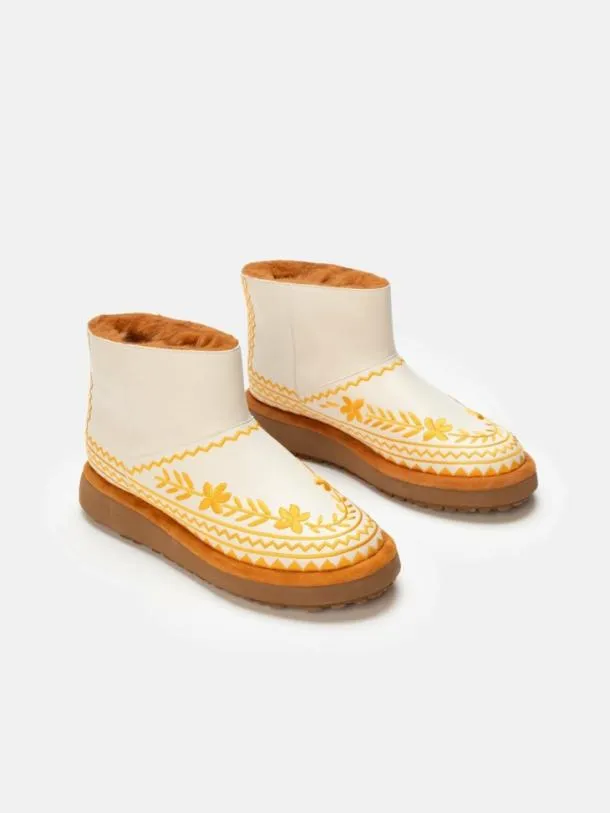 Women ZARINA White Clergerie Ankle Boots
