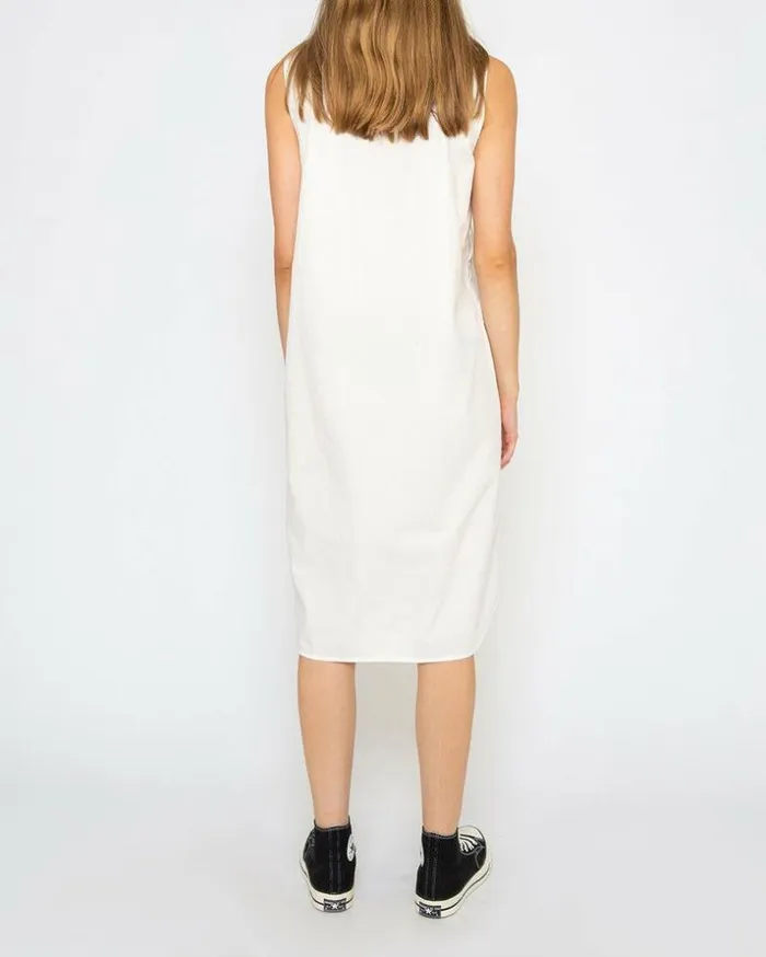 Womens Deus Ex Machina Dresses Work Dress 8211 Dirty White Dirty White Womens Deus Ex Machina Dresses Work Dress 8211 Dirty White Dirty White