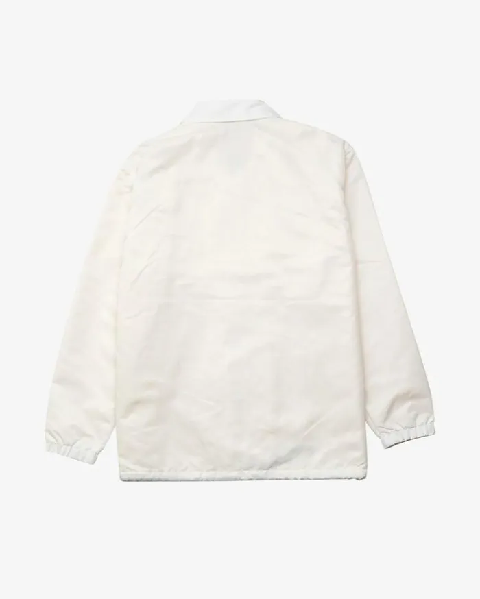 Womens Deus Ex Machina Jackets Dad Coach 8211 Vintage White Vintage White Womens Deus Ex Machina Jackets Dad Coach 8211 Vintage White Vintage White