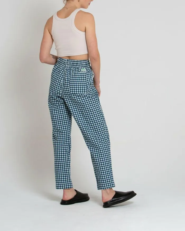 Womens Deus Ex Machina Pants Caitlyn Pant 8211 Opal Gingham Opal Gingham Womens Deus Ex Machina Pants Caitlyn Pant 8211 Opal Gingham Opal Gingham