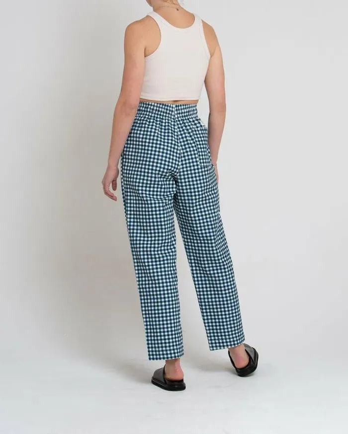 Womens Deus Ex Machina Pants Caitlyn Pant 8211 Opal Gingham Opal Gingham Womens Deus Ex Machina Pants Caitlyn Pant 8211 Opal Gingham Opal Gingham