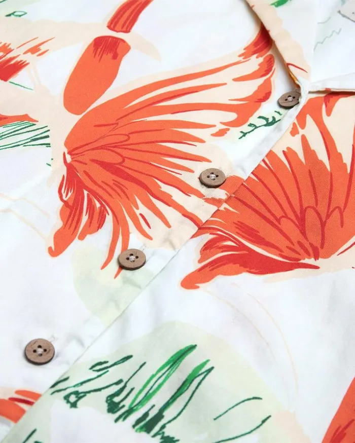 Womens Deus Ex Machina Shirts Chenault Shirt 8211 Vintage White Vintage White Womens Deus Ex Machina Shirts Chenault Shirt 8211 Vintage White Vintage White