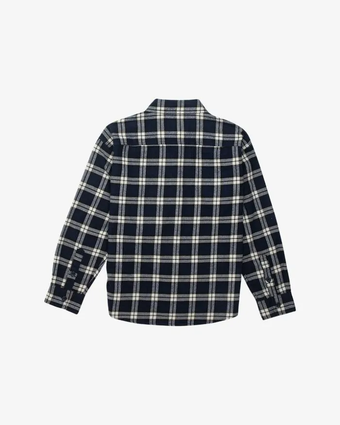 Womens Deus Ex Machina Shirts Flannel Check Shirt 8211 Navy Check Navy Check Womens Deus Ex Machina Shirts Flannel Check Shirt 8211 Navy Check Navy Check
