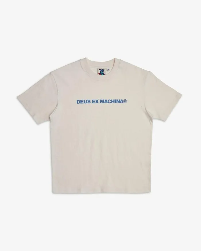 Womens Deus Ex Machina Tees Namesake Tee 8211 White Sand White Sand Womens Deus Ex Machina Tees Namesake Tee 8211 White Sand White Sand