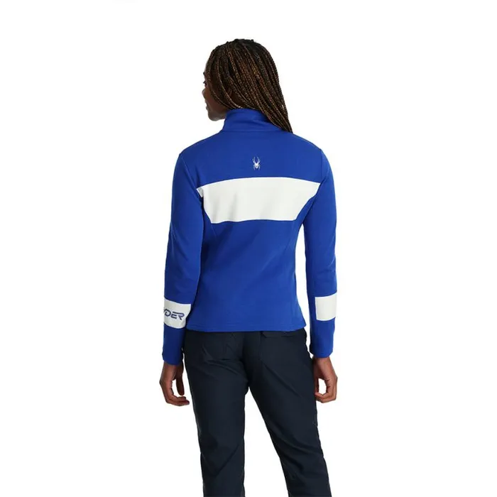 Womens Speed Full Zip Electric Blue Spyder Fleece