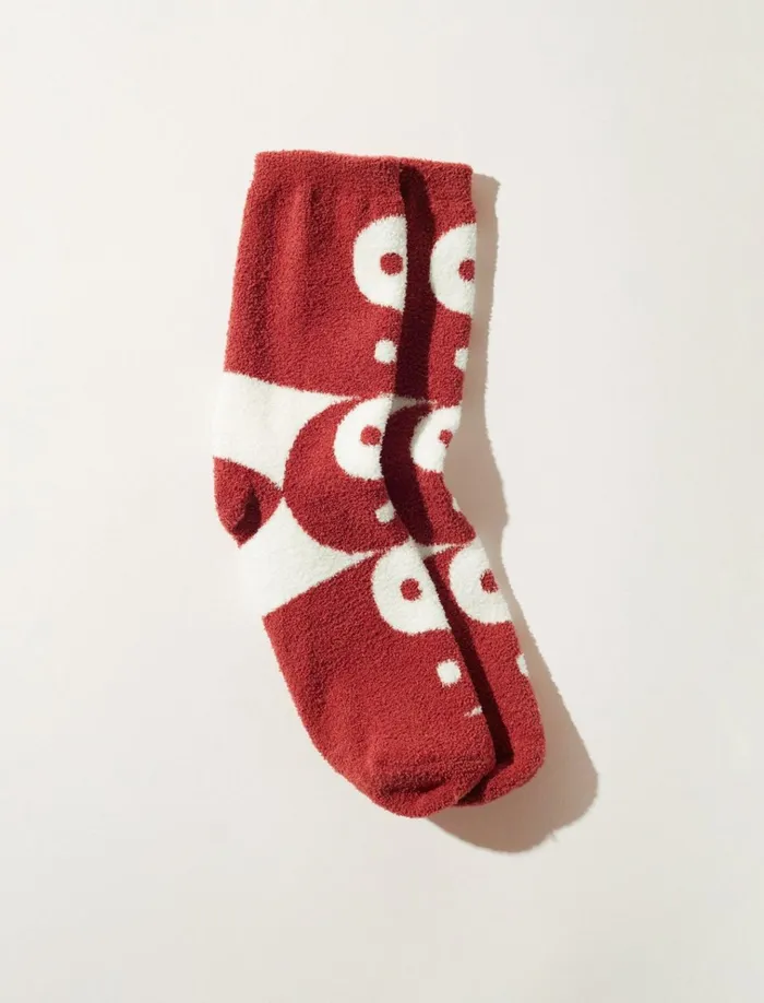 Yin Yang Fuzzy Sock Multi Women Lucky Brand Socks