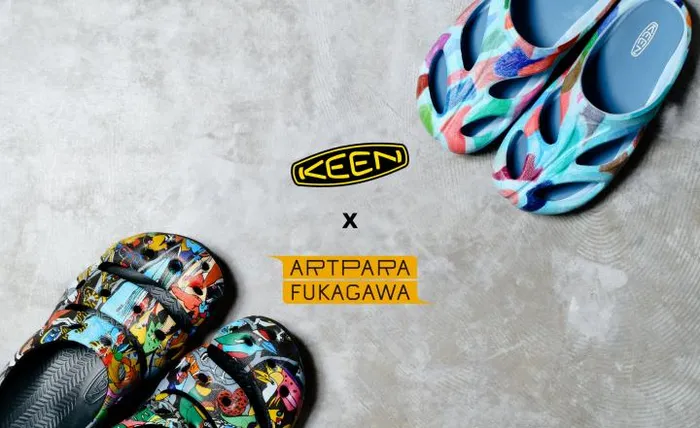 Yogui Arts Clog X ARTPARA FUKAGAWA Women KEEN SlipOns Yogui Arts Clog X ARTPARA FUKAGAWA Women KEEN SlipOns