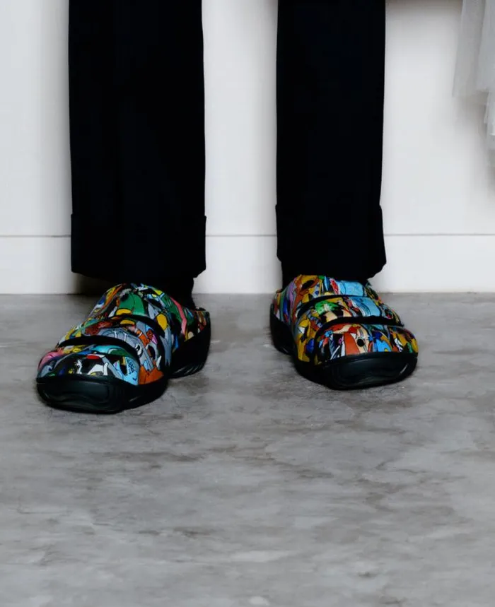 Yogui Arts Clog X ARTPARA FUKAGAWA Women KEEN SlipOns Yogui Arts Clog X ARTPARA FUKAGAWA Women KEEN SlipOns