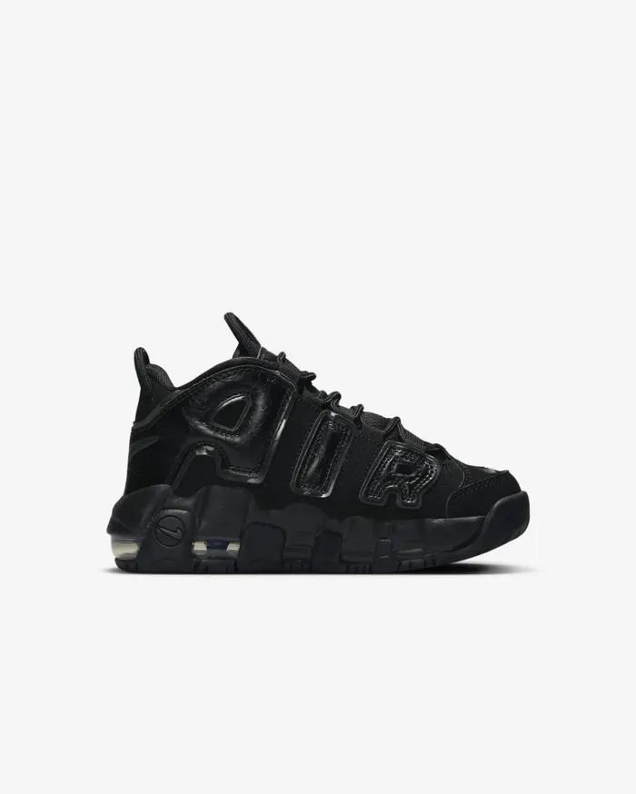 Younger Kids 3 8211 7 Years Kids Nike Air More Uptempo Blackblackanthracite
