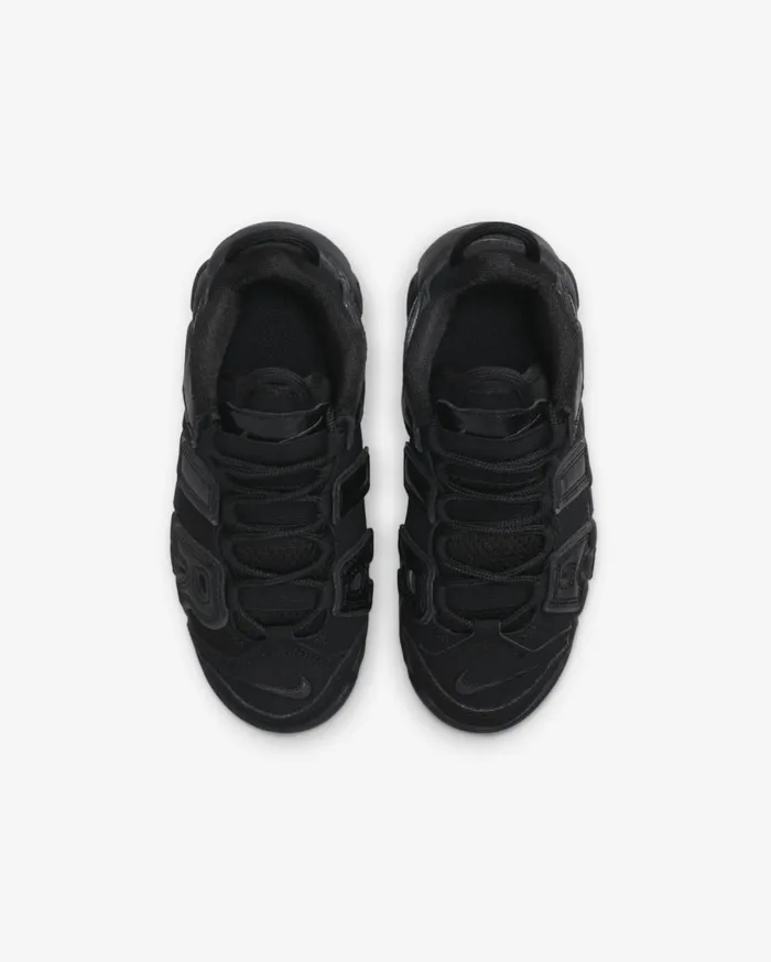 Younger Kids 3 8211 7 Years Kids Nike Air More Uptempo Blackblackanthracite