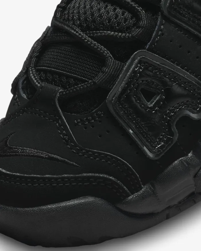 Younger Kids 3 8211 7 Years Kids Nike Air More Uptempo Blackblackanthracite